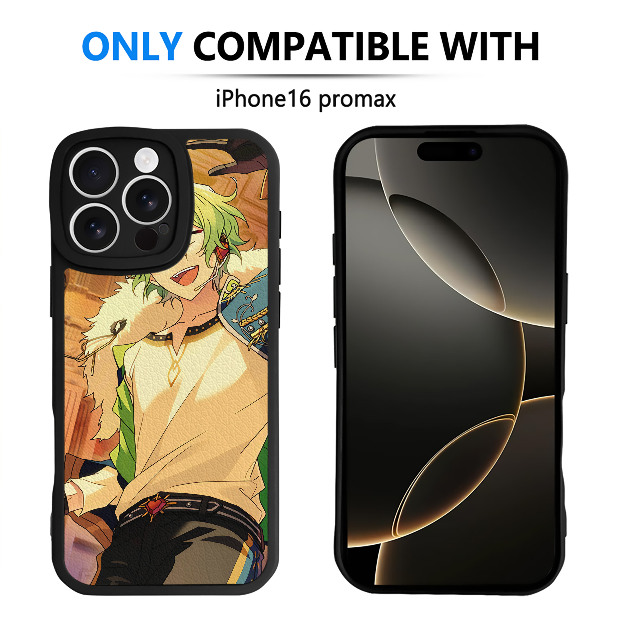 （画像用） あんさんぶるスターズ! Ensemble Stars 【iPhone 16シリーズ対応】シリコンスマホケース（レザー調） 材質：シリコン